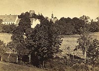 Zamek Wle - Zamek Wle na zdjciu z lat 1887-1900