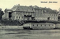 Zamek we Wocawku - Paac we Wocawku na pocztwce z pocztkw XX wieku