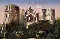 Zamek w Zawadzie - Zamek na widokwce z lat 20. XX wieku